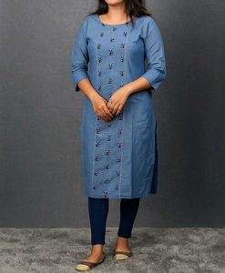 Denim Look Kurta