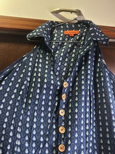 Women Floral Printed Button Up Jodhpuri Jumpsuit
