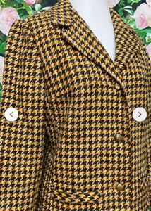 Vintage Houndstooth Skirt Suit