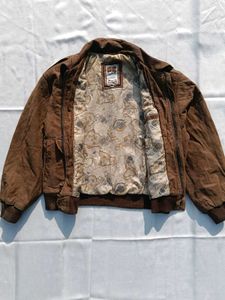 Vintage Brown Suede Jacket