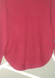 Red Knit Sweater