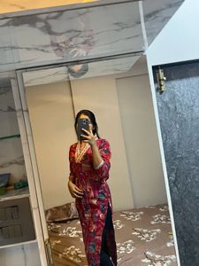 Floral Embellished Kurta Set