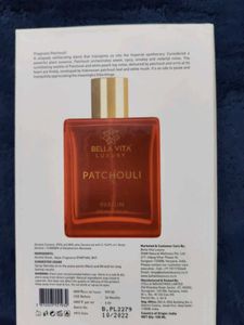 Bella Vita Organic Patchouli Perfume