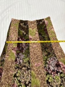 y2k floral skirt
