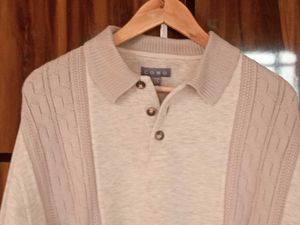 Knit.. Polo Sweatshirt..