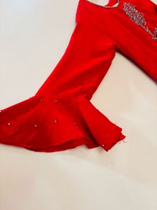 Red Long Kurta