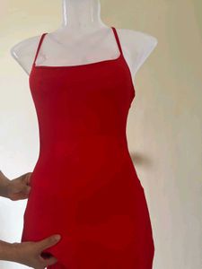 Elegant Red Maxi Dress