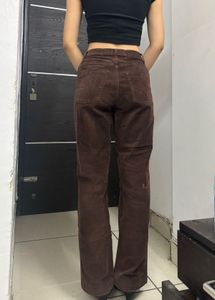 Coffee Brown Straight pants