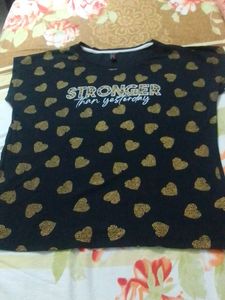 Stylish Black Graphic T-Shirt