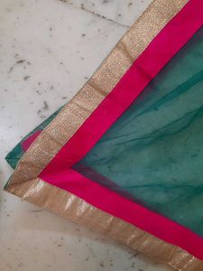Teal Embroidered Kurta Set