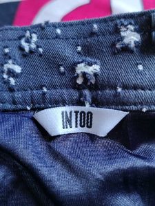 Strapless Mini Denim Dress