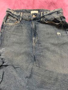 h&amp;m wide leg jeans
