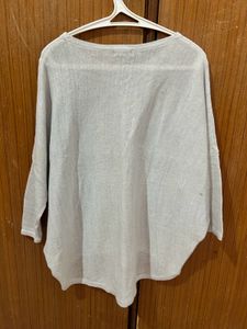 Loose Knit Grey Top