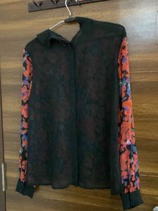 Printed Floral Blouse Top