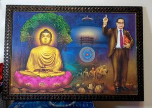 Lord Gautam Buddha&amp;Dr. Babasaheb Ambedkar Frame