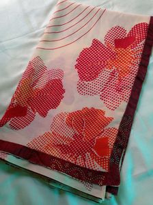 Saree With Stitched Blouse