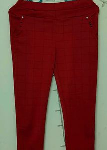 Red Checkered Pants