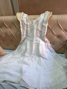 White Gown Long Gera