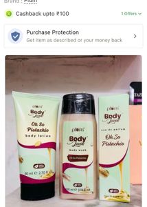 Plum BodyLovin' Pistachio Trio and Asaya underarm