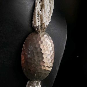 White Beads Necklace