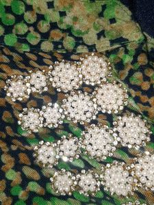 Beautiful Green Beaded Kurti