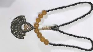 vintage Beaded Layered Necklace