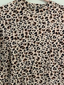 Animal Print Crop Top