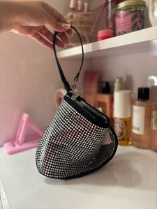 Silver Studded Bag