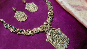 Vintage Gold-Tone Temple Jewelry