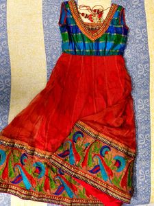 Heavy Red anarkali (Steal Deal)