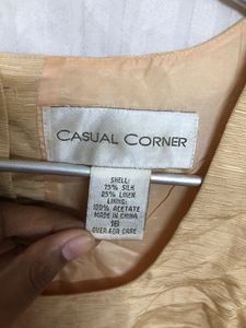Casual Corner Cream Waistcoat