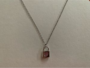 Silver Love Lock Necklace