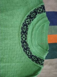 Green Knitted Sweater