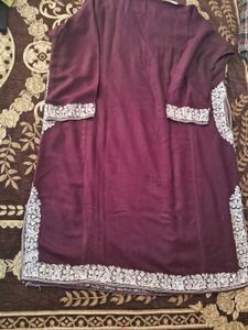 Kashmiri Embroidery work Ruffel Kurta
