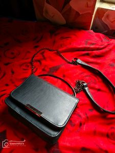 Classic Black Top Handle Bag