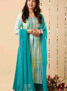 🌺💚Green Kurta Set 💚...new Collection ❤️