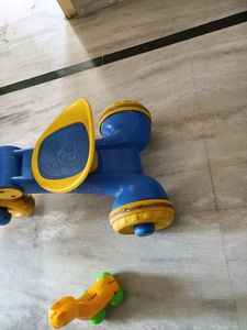 Blue and Yellow Kids&#39; Tricycle (450/- Rupees)