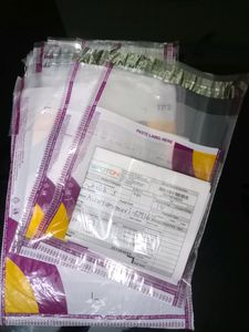💥'25' - 6.5x8 Meesho Transparent Courier Bags-POD