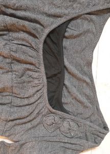 Gray Color Top/dress + Freebie