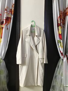 Calvin Klein Cream Trench Coat