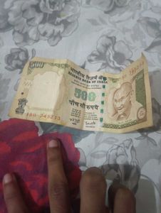 Raire 213 No. ₹500 Note