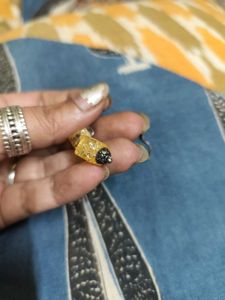 92.5 Pure Silver Citrine Danglers
