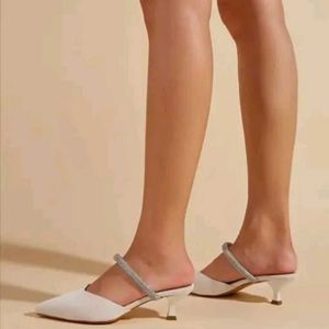 Elegant White Heels