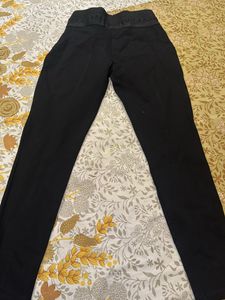 Zara High Waisted Jeggings With Elastic Waistband