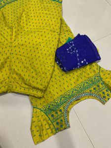 Yellow Embroidered Kurta
