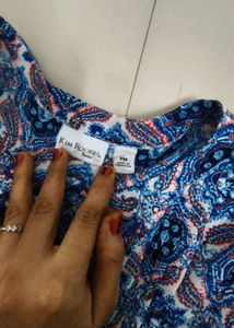 Patterned Tunic Top
