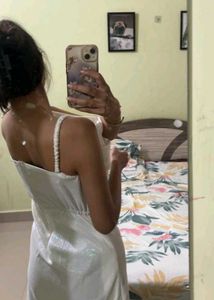 White Shimmer Dress