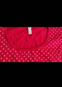 Cute Red Polka Dot Top