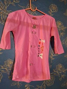 Pink "Forever Lovely" Girl's Top