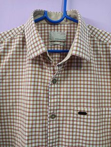 Peter England Checkered Shirt